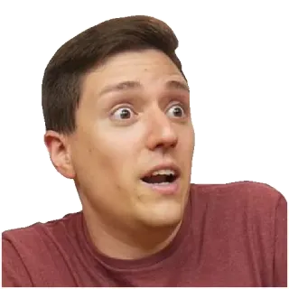 😱 pessoa, homem, chocado, expressão, surpresa whatsapp sticker