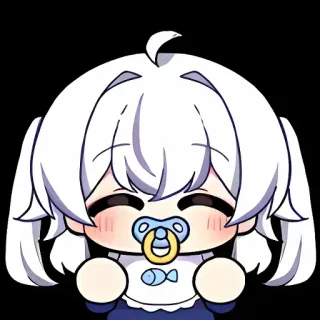 😃 Anime, Baby, Cartoon, Süß, Schnuller, Chibi, Liebenswert, Manga telegram sticker