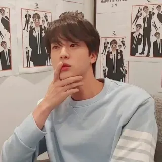 🐹 Jin HAPPY BIRTHDAY JIN K-Pop, BTS, Jin, Geburtstag, Koreanischer Pop, Idol telegram sticker