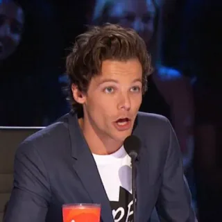 😦 Louis Tomlinson musicien, célébrité, chanteur, x factor, juge, britannique telegram sticker