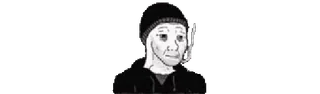 🌟 Wojak meme, wojak, sad, internet meme whatsapp sticker