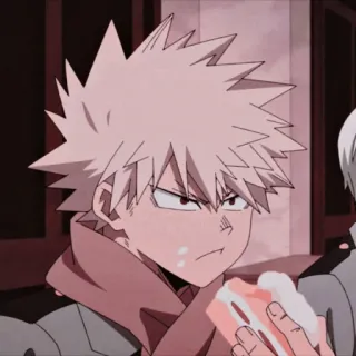 💥 Bakugo My Hero Academia anime, my hero academia, bakugo, cartoon, character telegram sticker