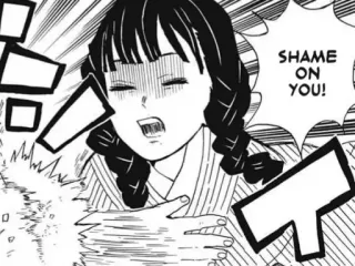 😠 SHAME ON YOU! Anime, Mangá, Vergonha, Expressão, Quadrinhos whatsapp sticker