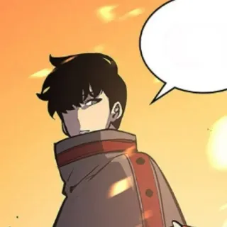 🍷 anime, manga, character, male, serious, portrait telegram sticker
