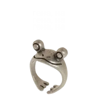 💍 kikker, ring, sieraad, accessoire, dier telegram sticker
