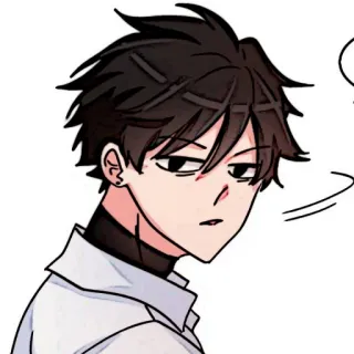 🌊 アニメ, 漫画, カートゥーン, ポートレート, 男, 少年, キャラクター telegram sticker