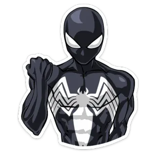 💪 Spider-Man Человек-паук, супергерой, комикс, Marvel, наклейка telegram sticker
