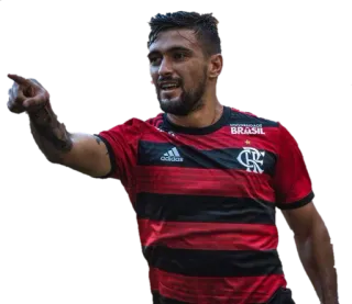 👆 soccer player, athlete, football, sports, pointing, Flamengo, Brazil telegram sticker