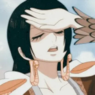 🥂 Boa Hancock One Piece 보아 행콕, 원피스, 애니메이션, 만화, 캐릭터 telegram sticker