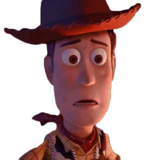 😔 Woody Toy Story Woody, Toy Story, Disney, Pixar, Sceriffo, Animazione, Personaggio telegram sticker