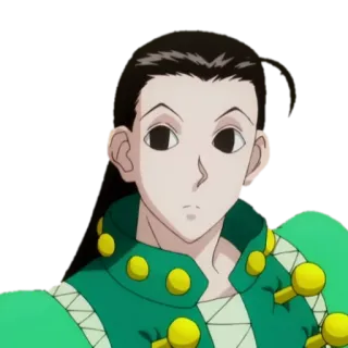 🤔 Illumi Zoldyck Hunter x Hunter anime, hunter x hunter, Illumi Zoldyck, cartoon, character telegram sticker