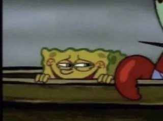 🌟 Spongebob Spongebob Squarepants, cartoon, grappig, meme, animatie telegram sticker