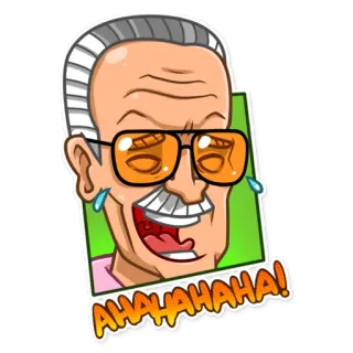 Stan Lee telegram stickers