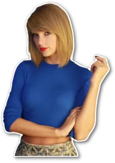 ☺️ Taylor Swift chanteuse, célébrité, portrait, femme, pop star telegram sticker