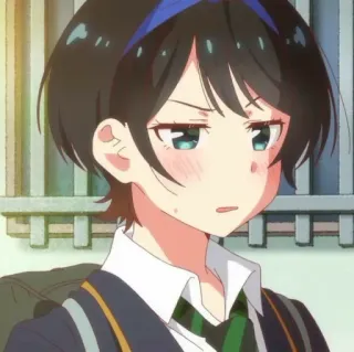 🍧 Ruka Sarashina Rent-A-Girlfriend อนิเมะ, ผู้หญิง, ตัวละคร, รุกะ, ซาราชินะ telegram sticker