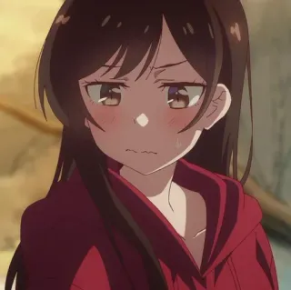 🍇 Chizuru Ichinose Rent-A-Girlfriend Anime, Chizuru, Rent a Girlfriend, Uroczy, Manga, Japonia whatsapp sticker