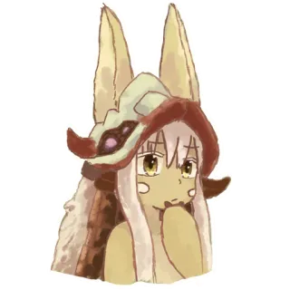 🤔 Nanachi Made in Abyss Anime, Desenho animado, Personagem, Nanachi, Made in Abyss telegram sticker