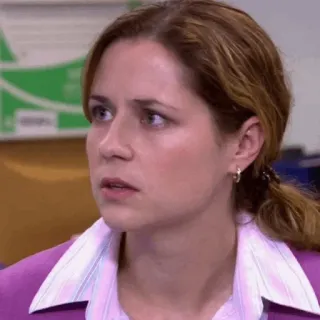🗞 Pam Beesly The Office Büro, Pam, Empfang, TV, Comedy telegram sticker