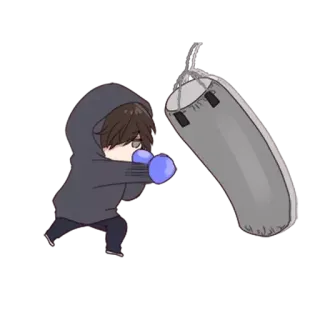 (Menhera-kun) 2 by: @awesome_fun3 telegram stickers