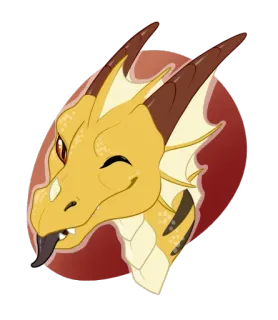 🐲 dragon, cartoon, winking, friendly, fantasy telegram sticker