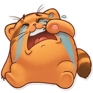 😭 cat, crying, sad, emoji, tears, animal whatsapp sticker