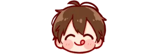 😋 kreskówka, słodki, uśmiechnięty, osoba, szczęśliwy telegram sticker