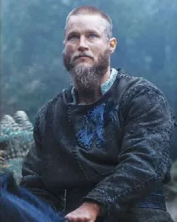 🩸 Ragnar Lothbrok Vikings ヴァイキング, ラグナル・ロズブローク, トラヴィス・フィメル, 歴史ドラマ, テレビ, キャラクター, 髭, 戦士 telegram sticker