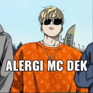 🗿 ALERGI MC DEK telegram sticker