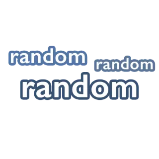 😰 random random random acak, teks, biru telegram sticker