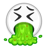 🤮 kotzen, erbrechen, emoji, ekel, spucken telegram sticker