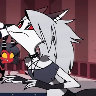 😝 Loona Helluva Boss Loona, Helluva Boss, アニメ, 狼, アニメ telegram sticker