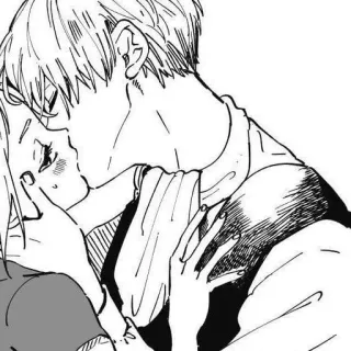 🖤 キス, 愛, ロマンス, カップル, アニメ, 漫画 telegram sticker