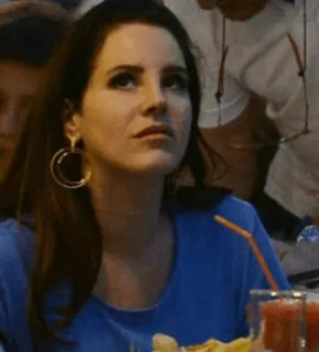 😕 Lana Del Rey Lana Del Rey, cantora, celebridade, músico, cultura pop telegram sticker