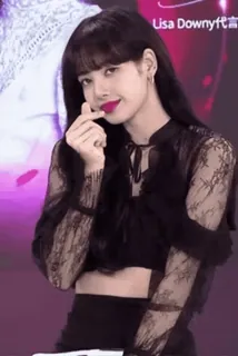 🏵 Lisa Lisa Downyft kpop, cantante, lisa, blackpink, idol, donna, ragazza telegram sticker