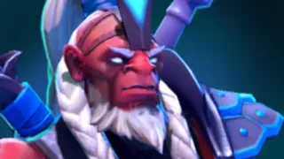 💙 Axe Dota 2 gra wideo, postać, Axe, Dota 2, czerwona skóra, fantasy telegram sticker