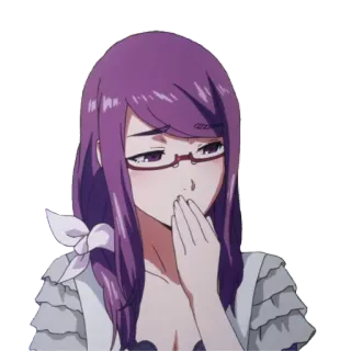 ☺️ Touka Kirishima Tokyo Ghoul Anime, Manga, Personaggio, Touka, Kirishima, Tokyo Ghoul telegram sticker