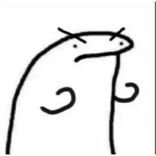 😀 boos, streepmannetje, cartoon, meme telegram sticker