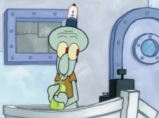 🥺 Squidward Spongebob Squarepants octo, spongebob, cartoon, personage telegram sticker