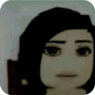 😣 Roblox Girl Roblox whatsapp sticker