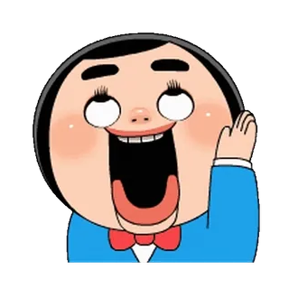 🙄 Dibujo animado, Personaje, Expresión, Ilustración, Divertido, Lindo telegram sticker