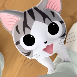 cat Chi 3D telegram stickers