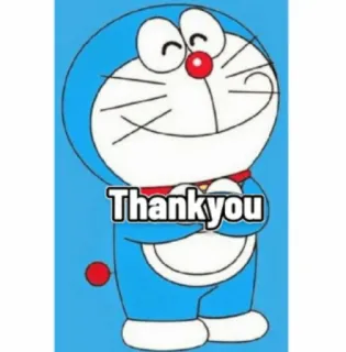 😌 Doraemon Thankyou Doraemon, Hoạt hình, Cảm ơn, Anime, Dễ thương whatsapp sticker
