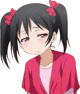 😒 Nico Yazawa Love Live! anime, girl, cartoon, love live, nico yazawa telegram sticker