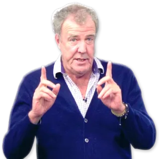 😏 Jeremy Clarkson Personnalité télé, Présentateur, Automobile, Top Gear, The Grand Tour whatsapp sticker
