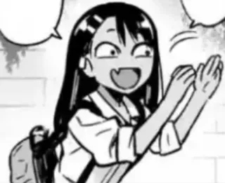🙊 Nagatoro Don't Toy with Me, Miss Nagatoro Anime, Manga, Nagatoro, Uczennica, Słodkie telegram sticker