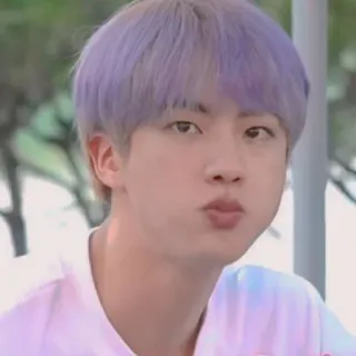 🐰 Jin kpop, ca sĩ, hàn quốc, bts, thần tượng telegram sticker