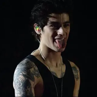 🔦 Zayn Malik zanger, beroemdheid, tattoo, muziek telegram sticker
