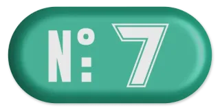 7️⃣ N°: 7 telegram sticker