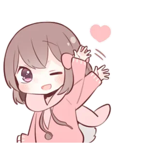 Парные-тян @nyasticks whatsapp stickers