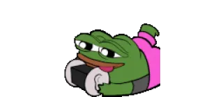 🎙 Pepe the Frog Meme, Pepe, Rana, dormire, Letto telegram sticker